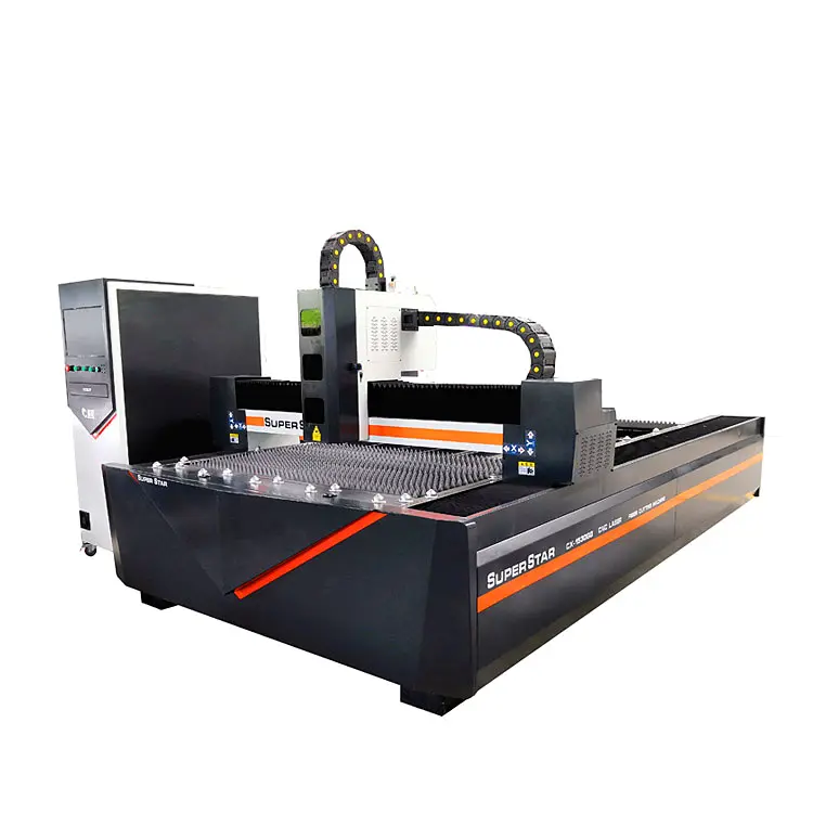 Super Ster 1530 Professionele Leverancier Low Noise Cnc Fiber Laser Snijmachine Voor Metalen Speleologie