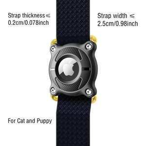 Funda de etiqueta de aire multicolor de alta calidad para Collar de perro y gato Funda protectora de silicona impermeable con etiqueta de aire Funda impermeable con etiqueta de aire - Product Image 5