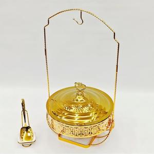 Réchaud de buffet en acier inoxydable avec grille en maille, matériau de qualité alimentaire, alimenté au gaz, équipement pour restaurants et hôtels - Product Image 3