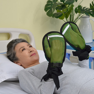 ถุงมือรัดมือแบบหนาพิเศษของ Montai Medical: ป้องกันการขีดข่วนและการบาดเจ็บด้วยตนเองระหว่างการถอดท่อ และช่วยยึดตรึงฝ่ามือ - Product Image 1