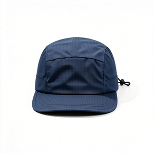 Custom Adults 4 Panel Quick Dry Canvas Camping Cap Adjustable Drawstring Outdoor Travel Sports <b>Hat</b> Lightweight Windproof - Product Image 5