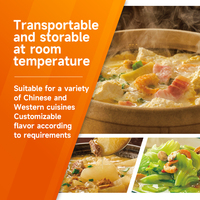 Base de soupe industrielle au bouillon d'os et au poulet frais pour hot pot, avec assaisonnement personnalisable pour restaurants et services de traiteur
