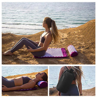 Tapis et oreiller d'acupression pour soulager les douleurs du dos et du cou, traitement des douleurs chroniques du dos - Soulage le stress du bas du dos et du haut du dos