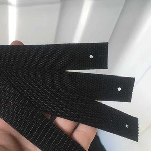 Dây đeo với lỗ Polypropylene polyester <span class=keywords><strong>nylon</strong></span> <span class=keywords><strong>Webbing</strong></span> đấm và cắt laser cắt hình bán nguyệt nóng cắt <span class=keywords><strong>Webbing</strong></span> quá trình - Product Image 5