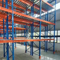 Estantería de Acero para Almacenamiento en Almacenes, Estantería Industrial de Acero Q235B para Instalaciones de Bobinas Metálicas con Protectores de Columnas