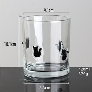 Vasos de Jugo con Diseño de Frutas de 14 Onzas, Vasos de Cóctel sin Tallo con Confeti Navideño de <span class=keywords><strong>Hollywood</strong></span> para Fiestas en Casa, Recuerdos y Suministros - Product Image 3