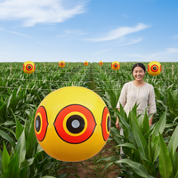 Meilleures ventes Ballons gonflables en PVC de 40cm pour le contrôle des oiseaux Ballon de plage en plastique efficace pour le contrôle des oiseaux