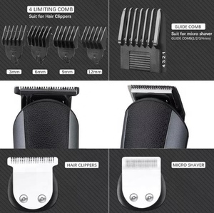 ชุดตัดแต่งขน5-in-1แบบมืออาชีพพร้อมใบมีดสแตนเลสชุดเสริมสวยไฟฟ้าสำหรับผู้ชาย-ของขวัญส่งเสริมการขาย - Product Image 4