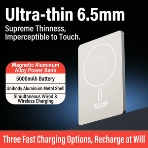 Batterie externe magnétique à charge rapide LS800 PD20W ultra-mince 3 en 1 avec fixation robuste et écran LED numérique - Product Image 2