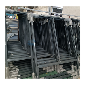 Fenêtre coulissante à <span class=keywords><strong>double</strong></span> <span class=keywords><strong>vitrage</strong></span> noire en verre profilé en alliage d'aluminium insonorisé de conception de <span class=keywords><strong>prix</strong></span> bon marché de norme australienne - Product Image 3