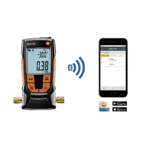 Manómetro Digital de Vacío Testo 552 con Acoplador 0560 5522, Instrumento de Medición de 0-26.66mbar - Product Image 1