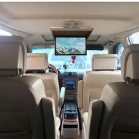 Pantalla Publicitaria Plegable Motorizada OEM 1080P, Mini Monitor de Techo para Auto con Puerto USB HDMI para Tren, Autobús y Autocar