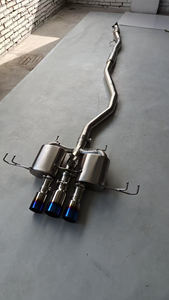 Para <span class=keywords><strong>Honda</strong></span> Civic Type-<span class=keywords><strong>R</strong></span> Fl5 2,0 T Ss304 Válvula de silenciador Catback Centro Sistema de escape de <span class=keywords><strong>triple</strong></span> salida - Product Image 2