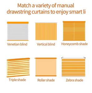 Motor de Persianas Automáticas Electrónicas para Oficina, Abridor de Cortinas Controladas por Bluetooth, Rodillo de Cadena, Tela Romana, Abridor de Persianas, 2 Unidades - Product Image 5
