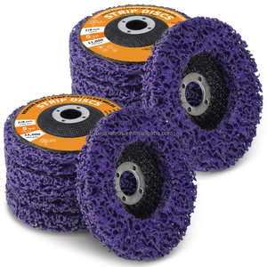 Disques abrasifs diamantés violets TPmax OBM OEM de 5 pouces et 7/8 pouces, abrasifs grossiers, lot de 10 pour meuleuse d'angle, pour métal, pierre, béton - Product Image 1