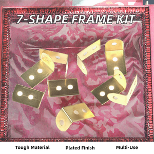 Colgadores de Lienzo con 3 Agujeros y 7 Formas, Accesorios de Enmarcado de Cuadros con Marco de Hierro de 15*25 mm en Embalaje de Bolsa - Product Image 2