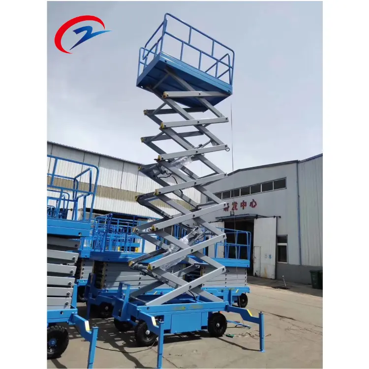 20 Ft Constructie Hydraulische Draagbare Ladder Elektrische Zelfrijdende Schaarlift Mini Mobiele Schaarlift