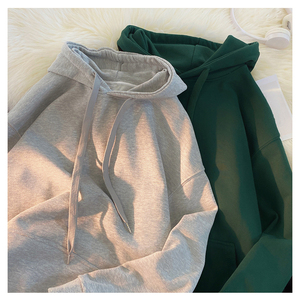 Grosir Pakaian Wanita Berkualitas Tinggi Atasan Hoodie Tebal Oversize Hombre Hoodie Tebal 400 Gsm - Product Image 5