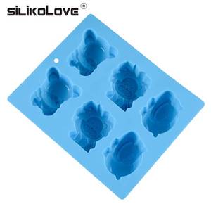 Molde de Silicona para Pastel de MUYULINS, 6 Cavidades, con Forma de Animales de Dibujos Animados (Hipopótamo, León, Oso), Antiadherente, Libre de BPA, con Certificación LFGB Platinum - Product Image 4
