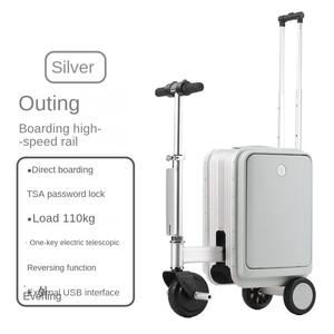 वयस्कों और बच्चों के लिए जिपर बंद करने के साथ 20-इंच एब्स + पीसी सामान मामला - Product Image 6