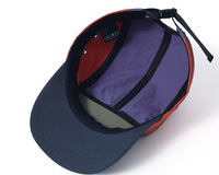 Casquette de baseball unisexe à séchage rapide pour l'extérieur, printemps-été, 5 panneaux, imperméable, respirante, décontractée, color block