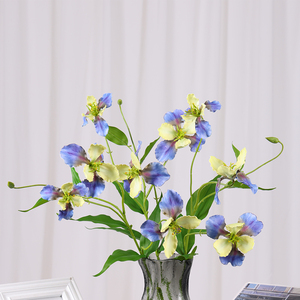 Fleur Artificielle <span class=keywords><strong>Iris</strong></span> <span class=keywords><strong>Tectorum</strong></span> Maison Fausse Fleur Décoration Bouquet De Mariée Remplissage - Product Image 3
