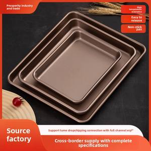 Herramienta para hornear horno antiadherente personalizable molde de pastel de tiramisú antiguo para galletas pan <span class=keywords><strong>Pizza</strong></span> cocina casera-Utensilios para hornear sartén cuadrada - Product Image 2