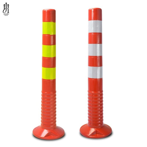 Road lane Divider 75cm TPU <strong>Traffic</strong> Bollard Flexible Warning Parking <strong>Post</strong> - Product Image 1