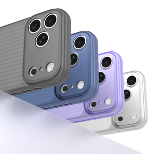 Soft TPU gel plastic phone case for iPhone17 Pro Max with Luggage pattern design precise <b>camera</b> hole case for iPhone18 Pro Max - Product Image 5
