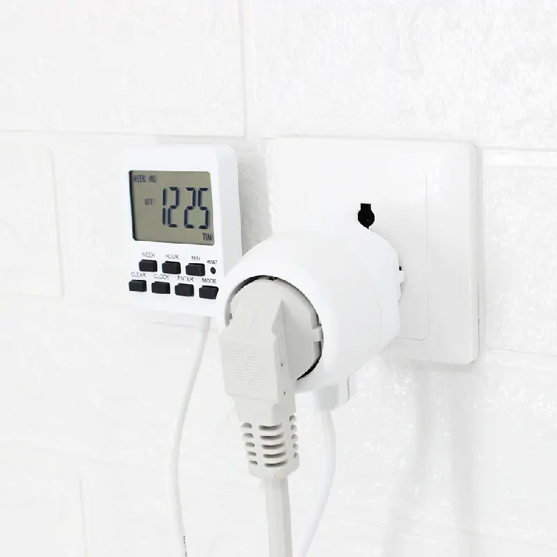 2023 Digital Home Appliance Outlet Countdown Timer Programmable Timer Plug Socket For Home