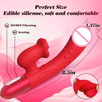 Nouveau Vibrateur Lapin pour Point G avec Stimulation Double, Chauffant, en Silicone Étanche, Jouet Sexuel Adulte pour Femme