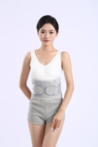 Ceinture de soutien lombaire respirante pour hommes et femmes, soulagement de la douleur au dos, sangle de soutien réglable avec coussin <span class=keywords><strong>amovible</strong></span> - Product Image 3