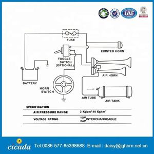 4 <span class=keywords><strong>trompeta</strong></span> fuerte tren camión bocina <span class=keywords><strong>de</strong></span> aire coche camión barco tren autobús bocina <span class=keywords><strong>de</strong></span> aire Metal cromado - Product Image 4