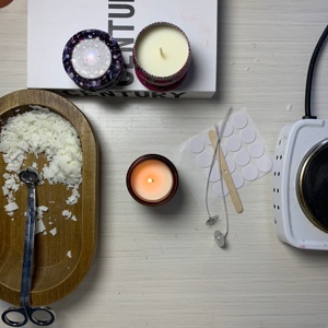 Accessoires pour bougies en cire de soja en gros, bougies en cire de soja <span class=keywords><strong>bio</strong></span>, désodorisant, <span class=keywords><strong>kit</strong></span> de <span class=keywords><strong>fabrication</strong></span> de bougies DIY en cire de soja - Product Image 6