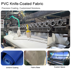 Telo in PVC Resistente ai Raggi UV 900gsm, Tessuto per Coperture, Rotolo di Tela in PVC 900 Gsm Bianco per <span class=keywords><strong>Tunnel</strong></span> e Allevamenti Avicoli - Product Image 2