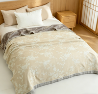 Couverture matelassée en chanvre jacquard écologique quatre saisons 200x230cm - Usage domestique - Manwan