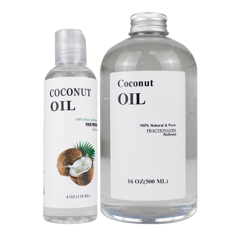 Private Label 100% pure natural organic hair care food coconut oil food grade virgin coconut oil 118/500 ml