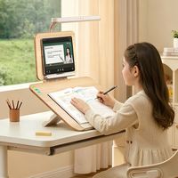 Support de Lecture YD-20Pro+ OEM ODM avec Lampe de Protection Oculaire Ra98 CRI Élevé, Support de Livre en Bois Réglable pour Étudiants et Enfants 2026