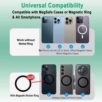 Support de téléphone magnétique en silicone personnalisé avec logo, support amovible, flexible, étanche, universel pour iPad et utilisation sur bureau