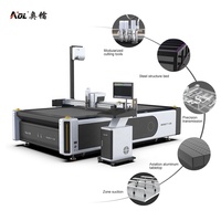 Máquina de Corte CNC con Cuchilla Oscilante AOYOO para Paneles de Espuma de Aislamiento Acústico