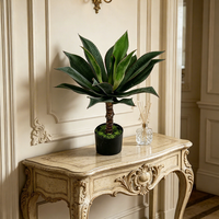 Centres de table de mariage durables, plante artificielle en plastique Agave, plante artificielle écologique, décoration intérieure et extérieure pour la maison