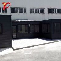 Capsule petite maison pour vivre, personnalisé pas cher préfabriqué vente en gros maison paquet plat conteneur commercial hôtel commerce maison capsule