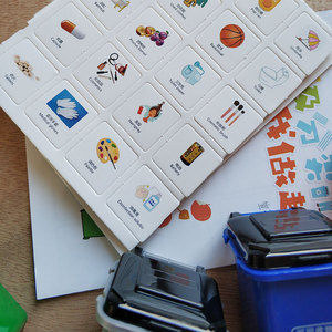 Mini lata de basura de bolsillo para clasificación de residuos, material didáctico para niños, juguetes de ciencia para educación temprana, formas geométricas, control manual - Product Image 4