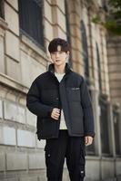 Veste matelassée courte pour homme et femme avec logo personnalisé, fermeture éclair, épaisse, respirante, décontractée