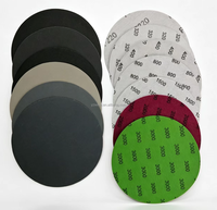 Papiers abrasifs ronds premium de 6 pouces anti-colmatage, humides et secs, étanches, à fixation auto-agrippante, pour le polissage et le meulage du laque, de la résine et du jade
