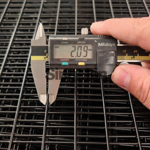 Đen PVC tráng thấp-carbon sắt dây hàn lưới cắt bảng điều chỉnh 1x2 "lỗ vuông 1-3 mét dây Gauge cho chim lồng - Product Image 3