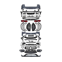 Nouveau kit carrosserie pour BENZ GLC X253 GLC200/GLC260/GLC300 16-19, mise à niveau vers GLC63S AMG, pare-chocs avant/arrière, ajustement parfait à 100 %, à visser