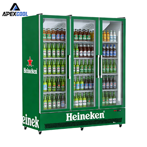 Vitrina Refrigerada Comercial para Supermercados, Refrigerador para Bebidas Coca-Cola, Enfriador con Puerta de Vidrio, Congeladores de Exhibición - Product Image 2