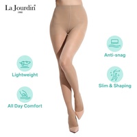 La Jourdin Premium Collants Ultra Fins en Spandex/Nylon Tricotés pour Femme, Personnalisés, Transparents, Respirants, Effet Amincissant, Été