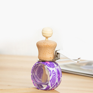 Bottiglia di profumo da 10ml con ciondolo in vetro per auto ricaricabile bottiglia diffusore appesa per profumo aromaterapia - Product Image 6